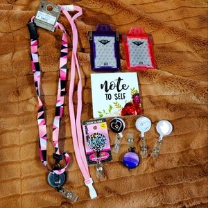 Nursing lanyards, badge holders